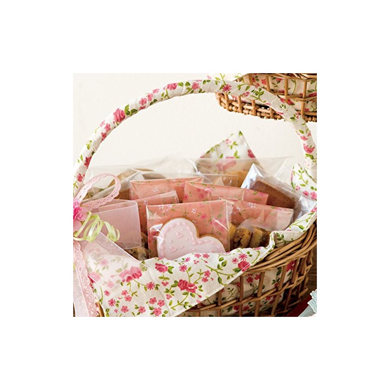 Food Safe Bag Small Pattern Pink Clear – 4 (100