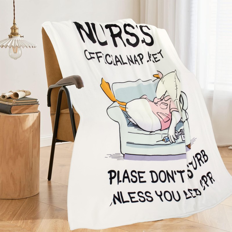 Ebmdsia Nurse Gifts for Women, Nurse Week Appreciation Gifts Blanket