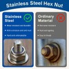 Drenky Nut M5 Pack of 25 Self-Locking Nuts Locking Nuts