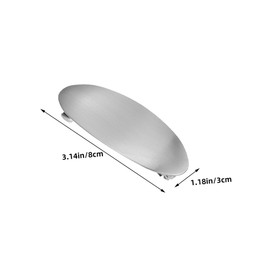 DECHOUS 6pcs French Metal Hair Clips Oval French Hair Clips for Women Alloy