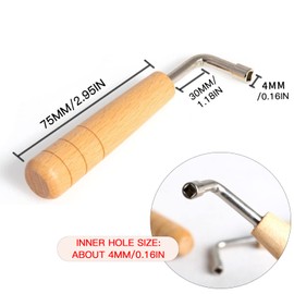 Cheerock Universal L-Shape Tuning Wrench for Lyre Harp & Other Small Stringed Instruments - Easy & Precise Tuning