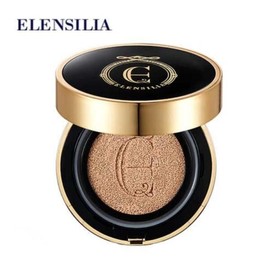 Elensilla 엘렌실라 24시간 하루종일 밀찰력&지속력 에센스 커버 쿠션 프리미엄 블랙쿠션 15g 본품1개+ 리필1개 2종택1(21호,23호) [23호] Ellensilla 24-Hour All-Day Adhesion & Durability Essence Cover Cushion Premium Black Cushion 15g 1 Main Item + 1 Refill 2 Options (Shade 21, 23) [Shade 23]