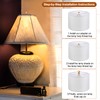 PATIKIL 30mm Lamp Shade Finial, Lamp Finials Caps Knob with