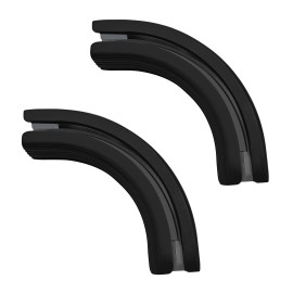 ZSHINE Curtain Double Tracks with Valance Rod Curtain Rail Track Heavy-Duty Curtain Rails for Living Room Bedroom Officecolor: Black 90 Degree Conncector