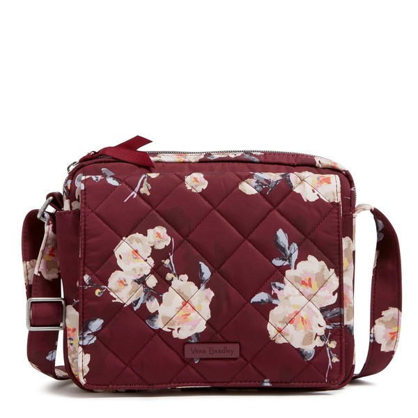 Vera Bradley Peformance Twill Medium Hipster Crossbody Purse, Blooms and
