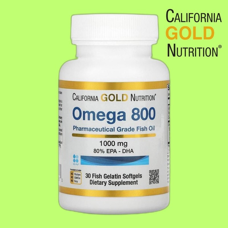 Omega 800 Ultra Highly Concentrated Omega 3 Fish Oil 30