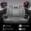 NS YOLO Full Coverage Leather Car Seat Covers Full Set,Waterproof