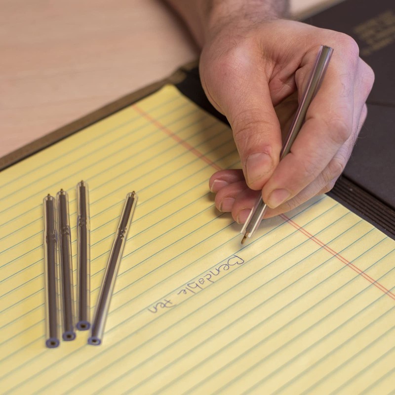 ASR Tactical 50-Pack Mental Health Non-Lethal Flexible Ballpoint Pen, Black