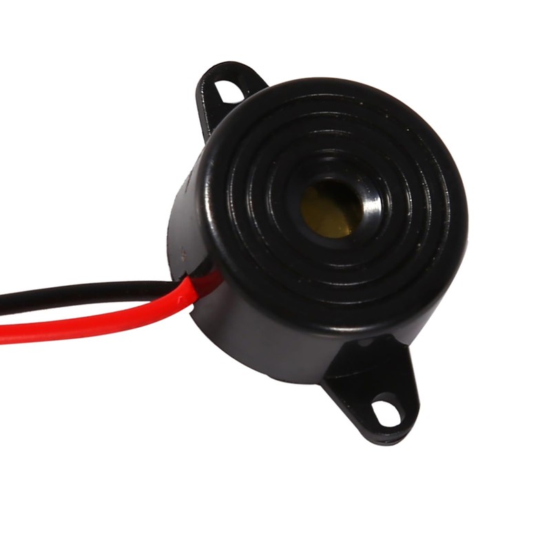 Alarm Buzzer, DC 3 to 24V Piezo Electronic Buzzer Alarm