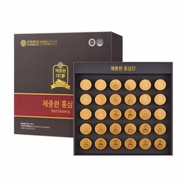 Yonsei Life Health Jejungwon Red Ginseng Dan 3.75g / 제중원 홍삼단 3.75gX30환 국내산6년근홍삼 쇼핑백 프리미엄 건강환 체력 기력 증진 녹용 침향 환 선물세트