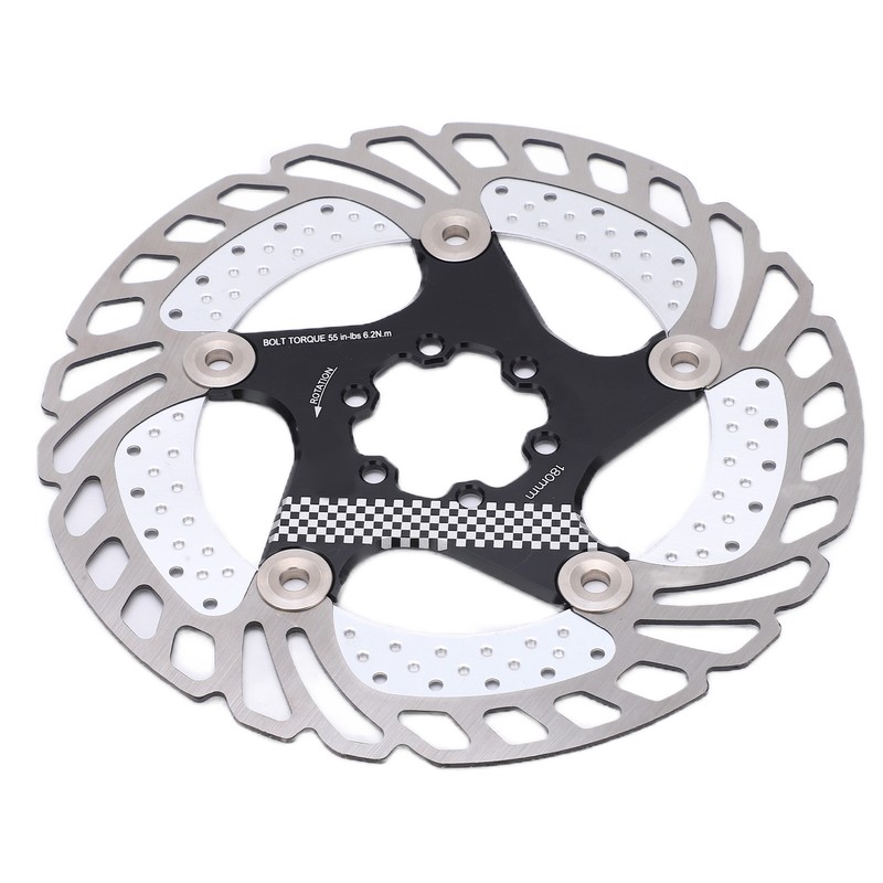 Disc Brake Rotor Black CNC Engraving Milling Anodized Marking Bike