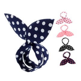 WOONEKY 5pcs French Dot Hair Bun Maker Tools for Women Durable Comfortable Bun Shaper for Elegant Hairstyles Fit Hair Accessories for Women for Daily Use