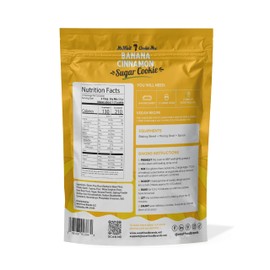West Food Brands Real Banana Flavor Cinnamon Sugar Cookie Mix - Gluten Free Cookie Mix, Allergen Free & No Artificial Sweeteners - Natural Ingredients Cinnamon Cookies (1 Pack, 10 Cookies)