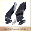 Unbranded Carbon Fiber Complete Wind Wing Rearview Mirror for Suzuki