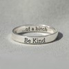 MIFYNN Be Kind of A Bich Ring Stainless Steel Rings