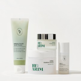 Healim Radiance set (cleanser, toner pad, serum, cream) 2 serums + 2 creams / 헤아림 래디언스 세트구성 (클렌저, 토너패드, 세럼, 크림) 세럼 2개 + 크림 2개