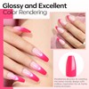 modelones Gel Nail Polish Set 2 PCS 15 ML Pink