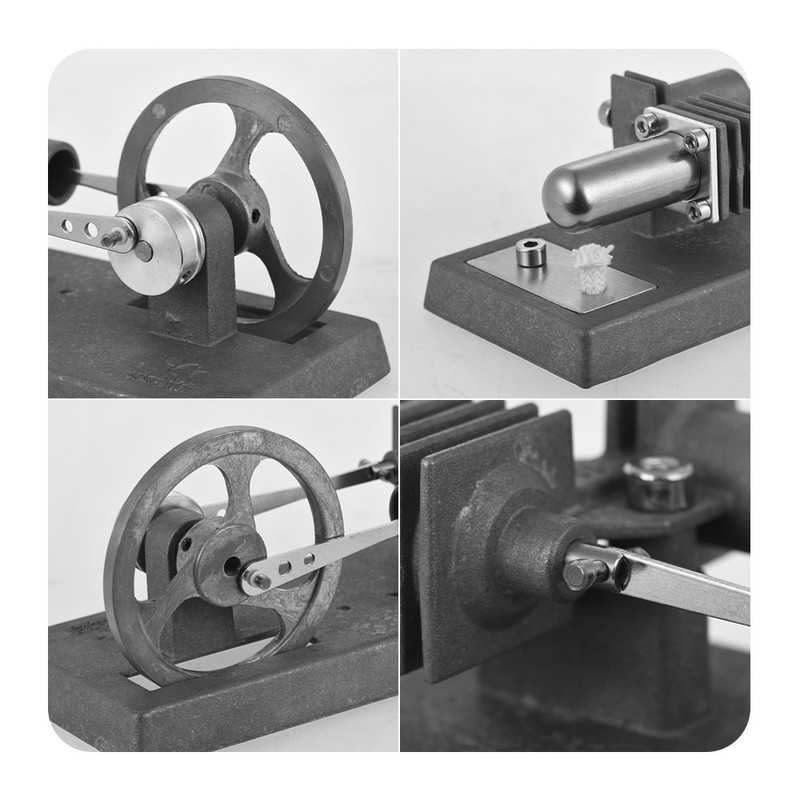 STARPOWER Mini Hot Air Stirling Engine Model DIY Kit Experiment