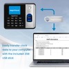 Attendance Machine - Biometric Fingerprint Clock in Clock Out Machine,