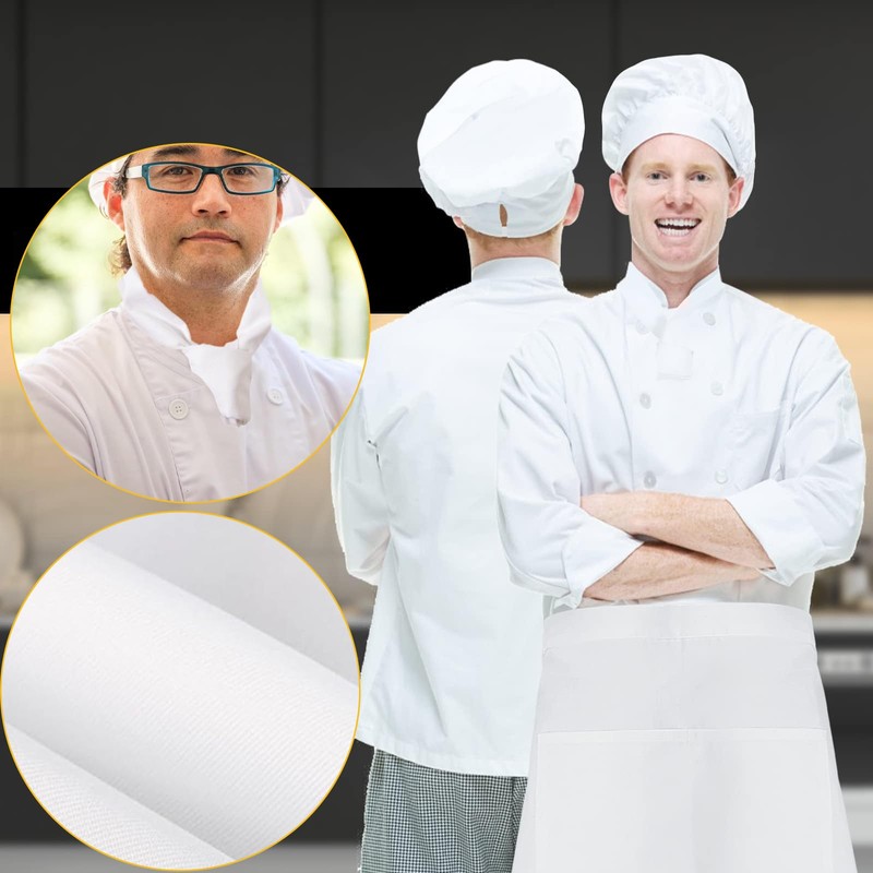 VZFIT Chefs Hat Set - Multifunctional 3 Piece Chef Set