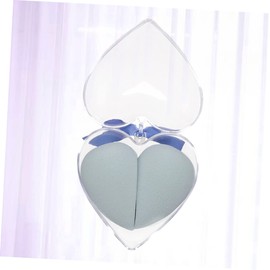 FRCOLOR Pack Heart Shape Makeup Eggs Soft Sponge Dry Wet Dual-use for Foundation Cream Powder Concealer