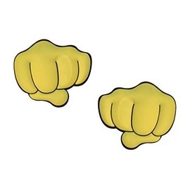 Racket Expressions - Fist Emoji Tennis Racket Dampener Shock Absorber - Tennis Dampeners for Rackets - Tennis Vibration Dampeners 2 Pack