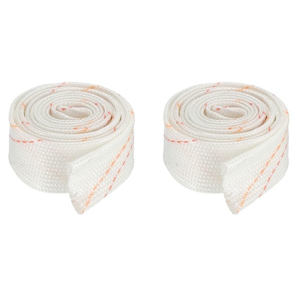 sourcing map Fiberglass Heat Shield Sleeve 0.9m x 14mm Insulation