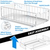 Simple Houseware Pull-Out Cabinet Sliding Basket Organizer, 17.2" D x