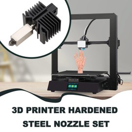 Create idea 1 Set 3D Printer High Temperature Hot with Hardened Steel Nozzle Compatible with Bambu Lab X1 Compatible with X1-Carbon Combo