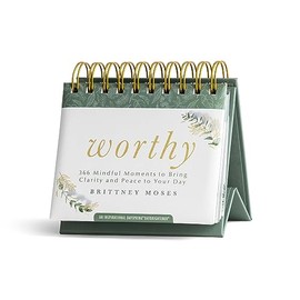 Worthy: 366 Mindful Moments to Bring Clarity and Peace to Your Day - An Inspirational DaySpring DayBrightener - Perpetual Calendar
