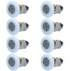 AKORD 8PCS Shower Door Rollers, 27mm Diameter for The Bathroom