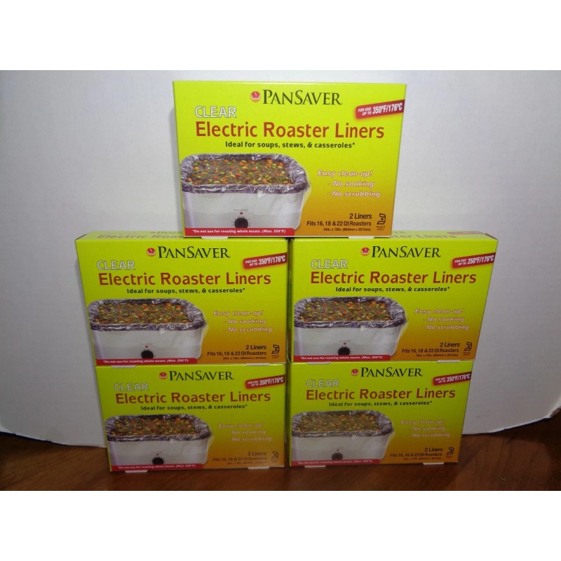 PanSaver Electric Roaster Liners Fits 16 18 22 Quart Roaster