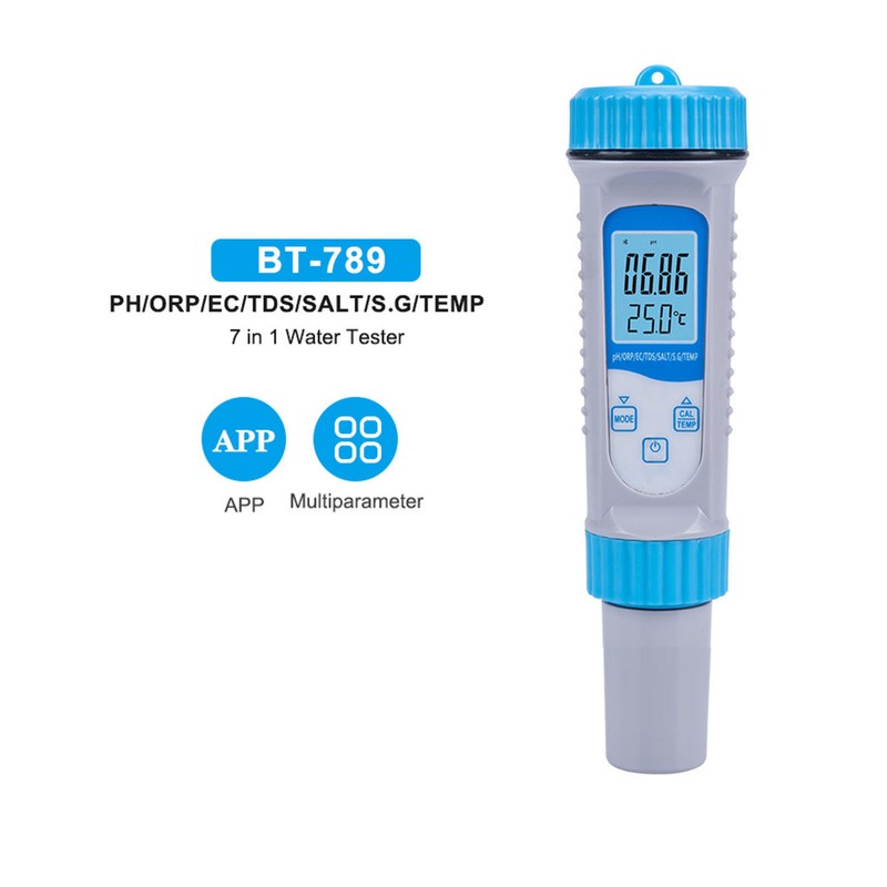 7 in 1 Water Quality Test Pen PH ORP EC