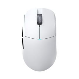 Lamzu Atlantis Mini Champion Edition Wireless Gaming Mouse, Optical Switch,Ultra Lightweight 51g, Symmetrical, MCU Nordic 52840, Dustproof Encoder, PAW3950 Sensor, 8K Compatible-White