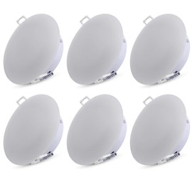 Facon 4.5inch 12V LED RV Puck Light - 6 Packs, 4000K Cool White, Full Aluminum Recessed 12Volt Interior Ceiling Lights for RV, Camper, Trailer, Boat, cETL Certified