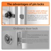 New ball indicator bolt lock, safe, with occupancy indicator, easy