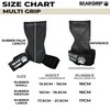 BEAR GRIP Multi Grip Straps/Hooks, Premium Heavy duty weight lifting