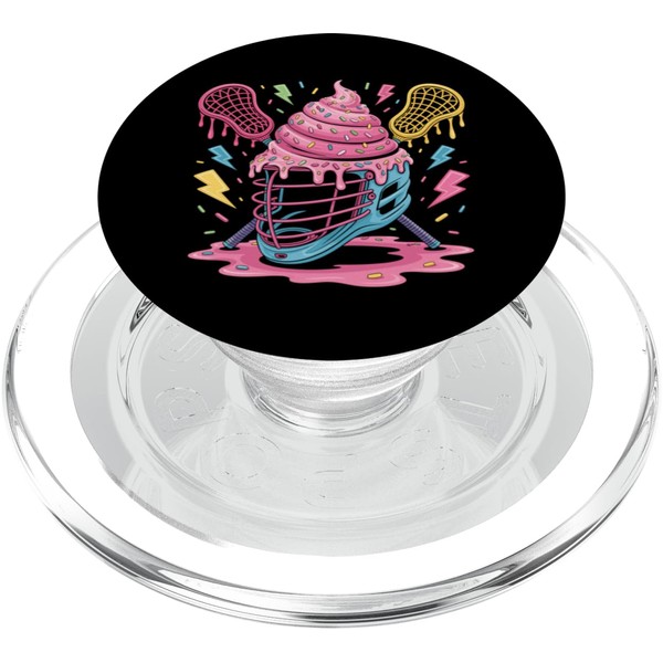 Lacrosse Drip Lax Helmet Ice Cream Sticks Dripping PopSockets PopGrip