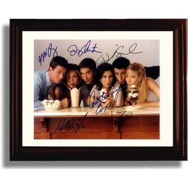 Friends Autograph Promotional Print - Milk Shakes - Framed 8x10