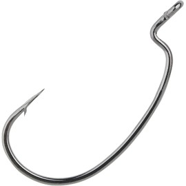 Owner Rig`n Hook - Offset Hooks for Rubber Fish & Jigs, Offset Hooks for Zander Fishing & Bass Fishing, Wide Gap Fishing Hooks, Size/Package Contents: Size 1-6 Pieces