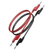 CZJZDZ 2 cables de prueba de enchufe banana a enchufe