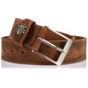 MGM Unisex Costume Belt with Edelweiss Belt, nougat
