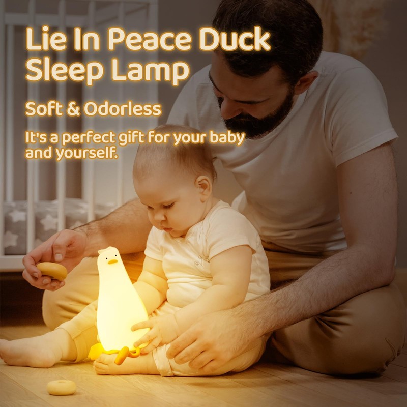 MAGOHMT Existential Crisis Duck Lamp - 3-Level Dimmable Rechargeable Night