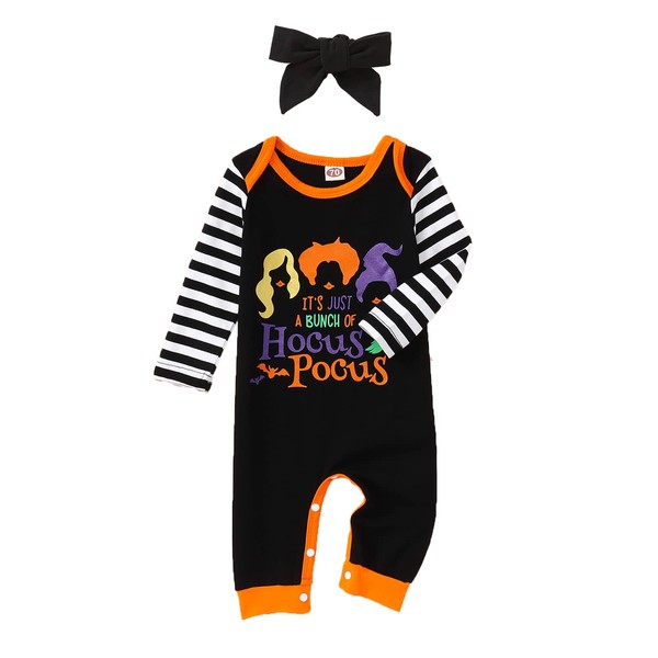 CM C&M WODRO Newborn Infant Baby Girl Halloween Hocus Pocus