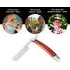 Professional Straight Razor Kit With Strop, Shaving Brush, Leather Strop