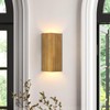 ZEROUNO Modern LED Wall Sconce Indoor Wall Lights, Bronze Hardwired