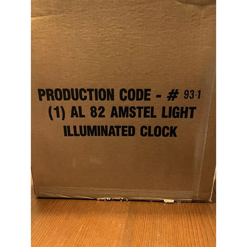 Amstel Vintage Amstel Light Beer Clock Wall Clock Light Up