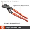 Crescent 10" Tongue & Groove Plier, V-Jaw, Black Oxide -