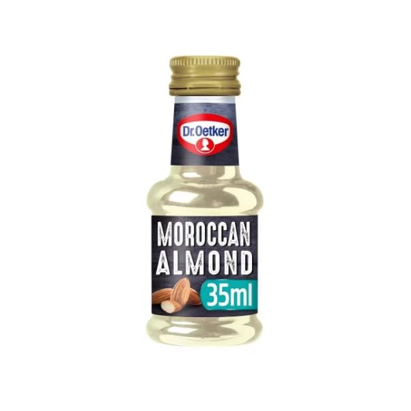 Bakers Street Moroccan Almond Extract (35Ml X 2) _Made from real almonds_Suitable for vegans_Contains almonds from Morocco