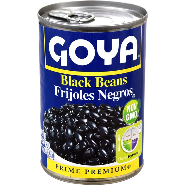 Goya Foods Black Beans, 15.5-Ounce (Pack of 24)